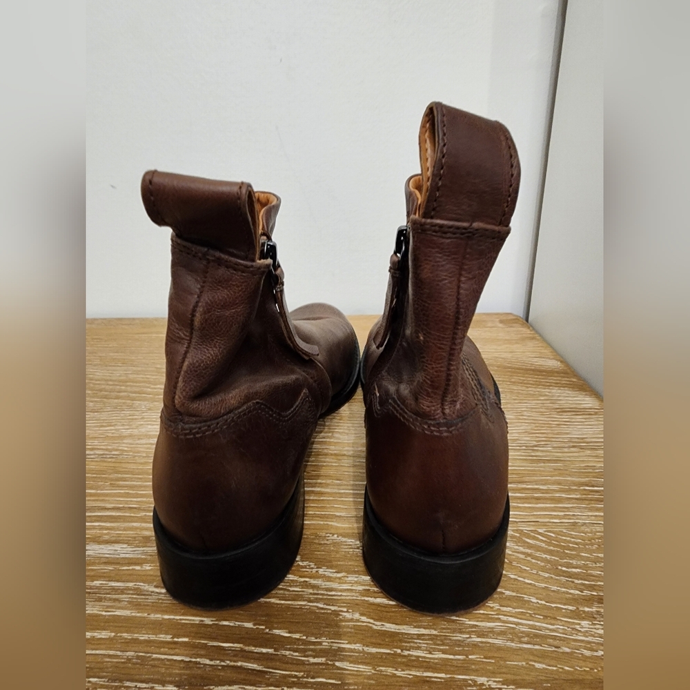 Franco Sarto Brown Ankle Boots - Picture 6 of 11